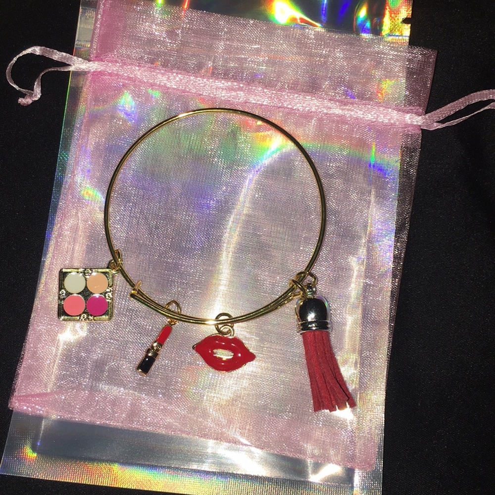 Gold Charm Bangles
